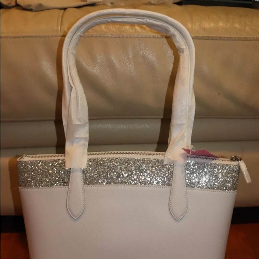 kate spade ♠️ Flash Tote Gray NWT - Picture 10 of 15